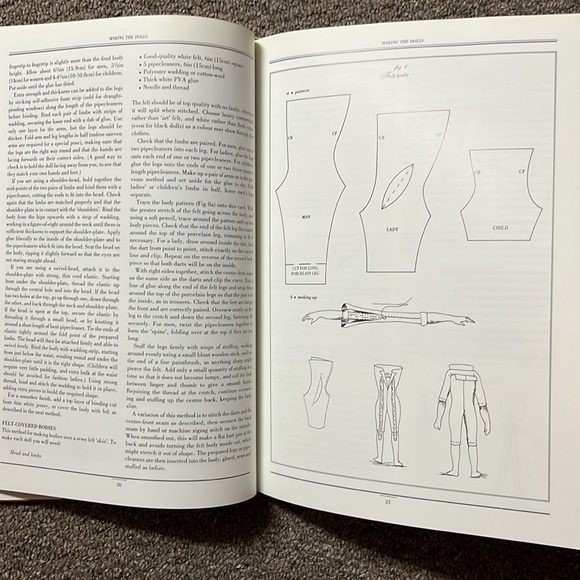 Making & Dressing Dolls’ House Dolls in 1/12 Scale Hardcover BOOK 1992 NOS - Picture 9 of 16